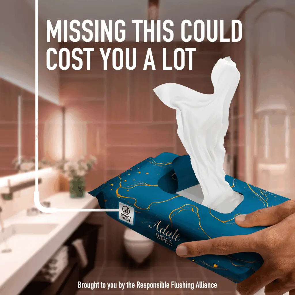 are wipes flushable? Depends, visit flushsmart.org to learn more!