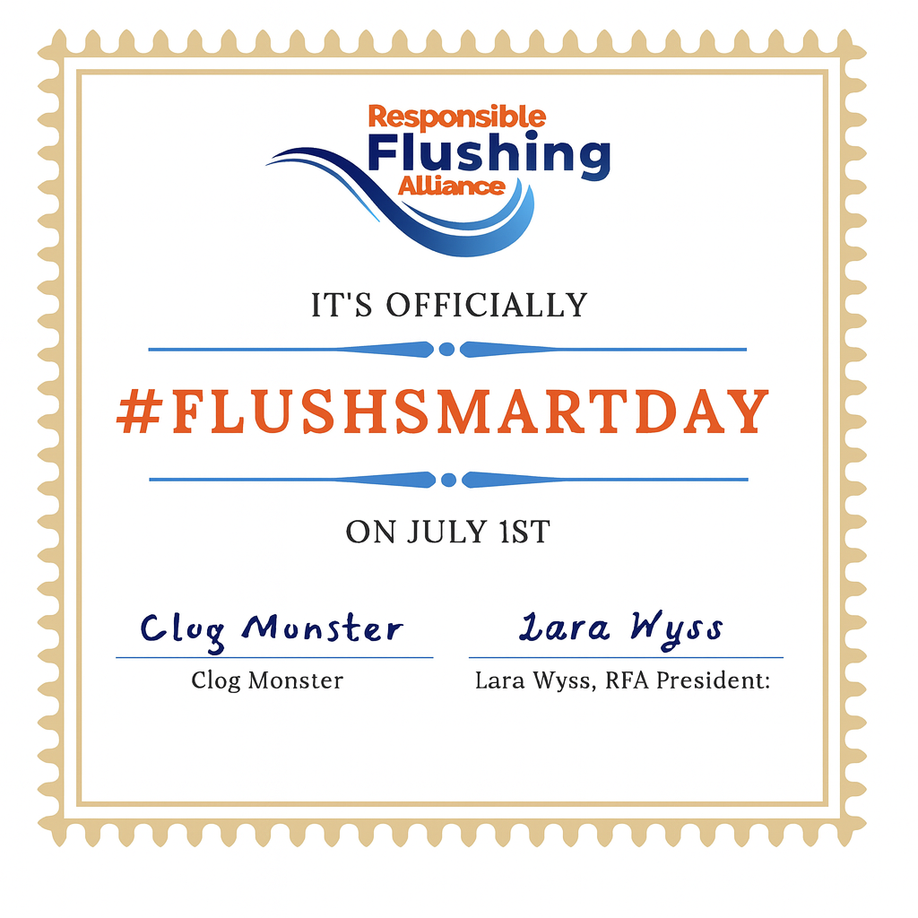 National Flush Smart Day July 1st! #flushsmartday