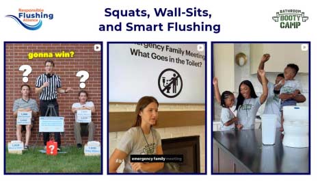 Squats Wallsits Smart Flushing